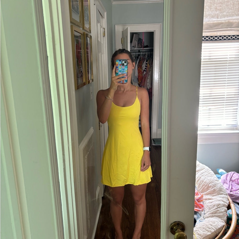 Yellow Tennis Dress
